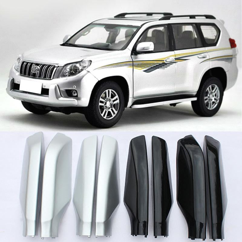For Toyota Land Cruiser Prado FJ150 2010-2018 Roof Rails Rack End Cover Shell 4pcs set Car Styling Accessories