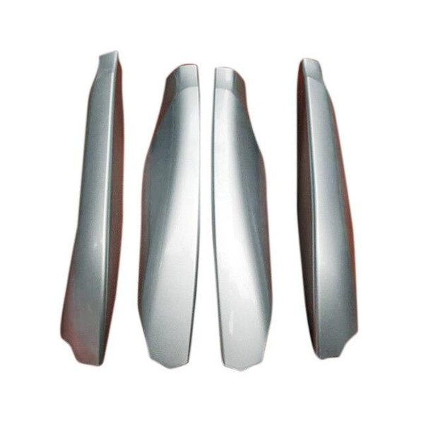 Car Styling 4PCS ABS Black Roof Rack Rail End Protection Cover Shell For Toyota Land Cruiser Prado FJ150 2010-2018