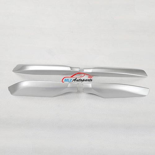 Black & Silver ABS Roof Rack Bar Rail End Protection Cover Shell For Toyota Land Cruiser Prado Fj150 2010- 2014 2015 2016