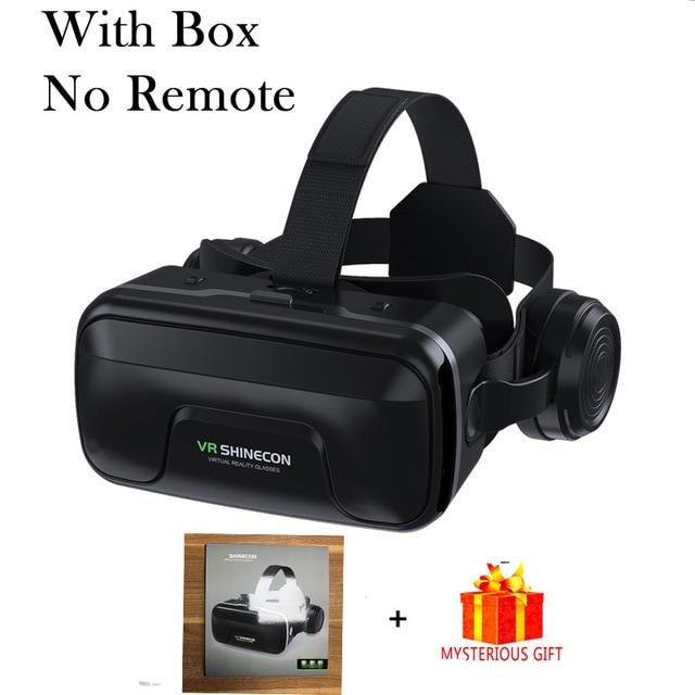 VR Shinecon 10.0 Casque Helmet 3D Glasses Virtual Reality Headset For iPhone Android Smartphone Smart Phone Goggles Lunette Ios