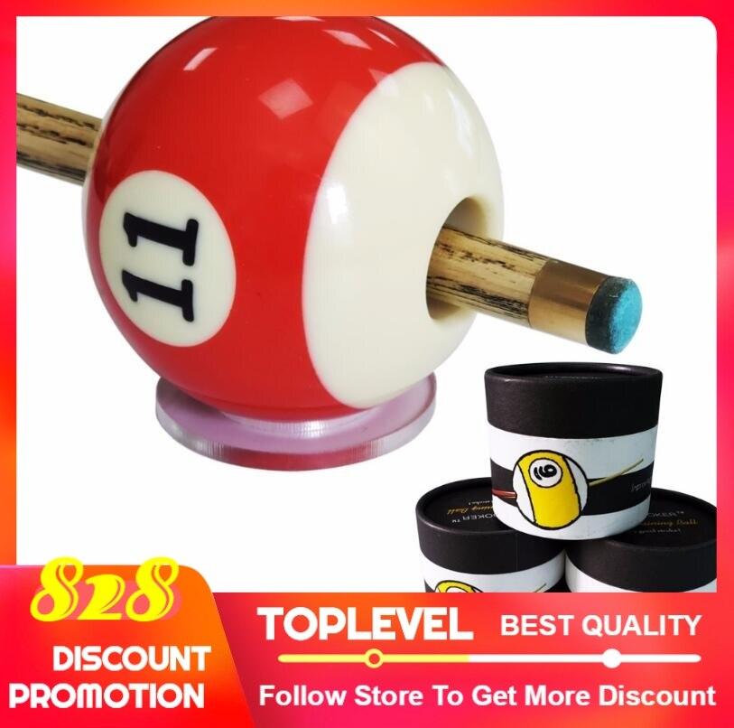 Pool Game Billiard Practice Ball Snooker Training Ball Black Eight-Bar Practice Trainer Billiard Gift Portable Creative Gifts