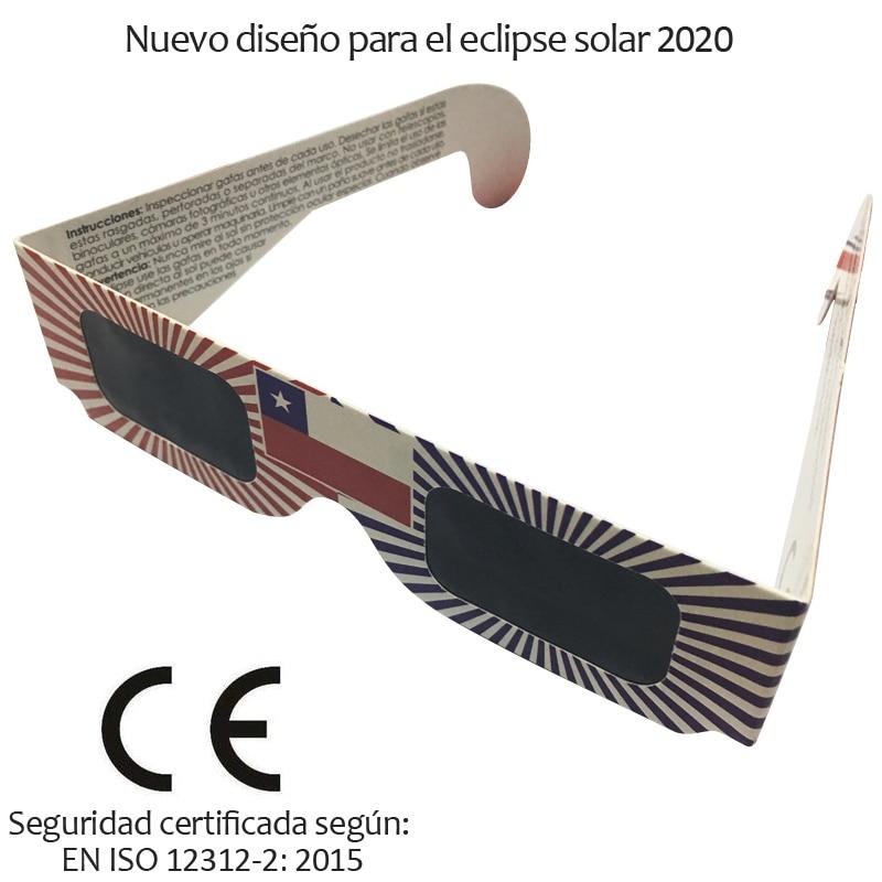 100pcs/lot Safe 3D Paper Solar Glasses,Eclipse Viewing Glasses Newest Design For 2020