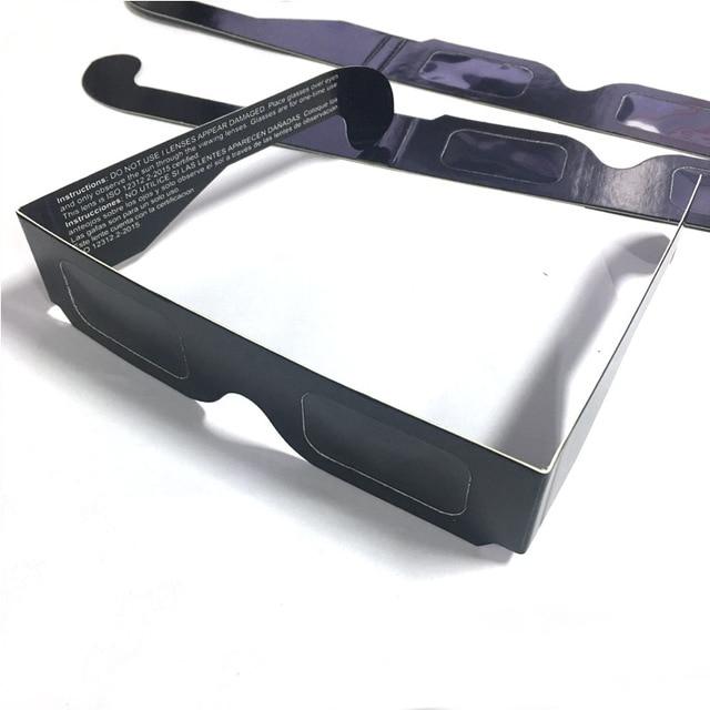 100pcs/lot Safe 3D Paper Solar Glasses,Eclipse Viewing Glasses Newest Design For 2020