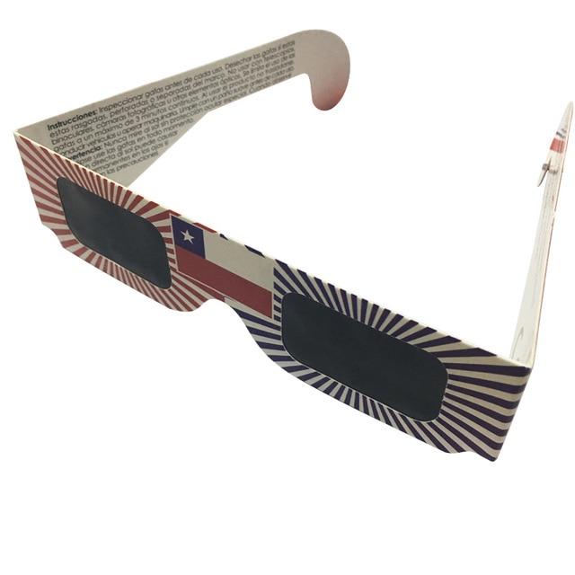 100pcs/lot Safe 3D Paper Solar Glasses,Eclipse Viewing Glasses Newest Design For 2020
