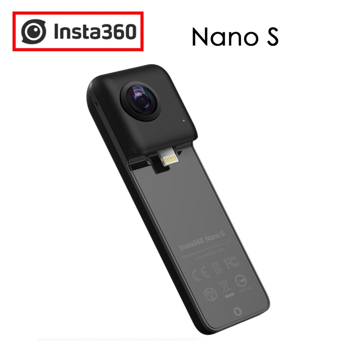 Insta360 Nano S 4K 360 VR Video Panoramic Camera 20MP photos for iPhone X iPhone 8 series
