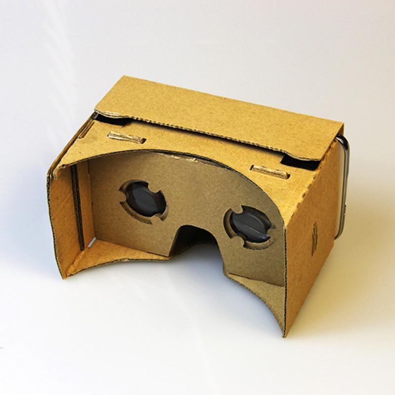 DIY Google Cardboard Virtual Reality VR Mobile Phone 3D Viewing Glasses for Screen Wholesale