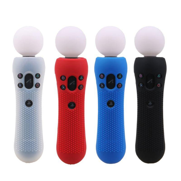 Anti-slip Studded Silicone Rubber Cover Protective Skin Case for PS VR Move Motion Controller