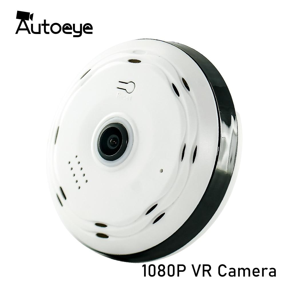 Autoeye 3D Fisheye IP Camera 1080P 960P 2MP 1.3MP 360 Degree Home Security WiFi VR Camera Panoramic Baby Monitor CCTV Camera