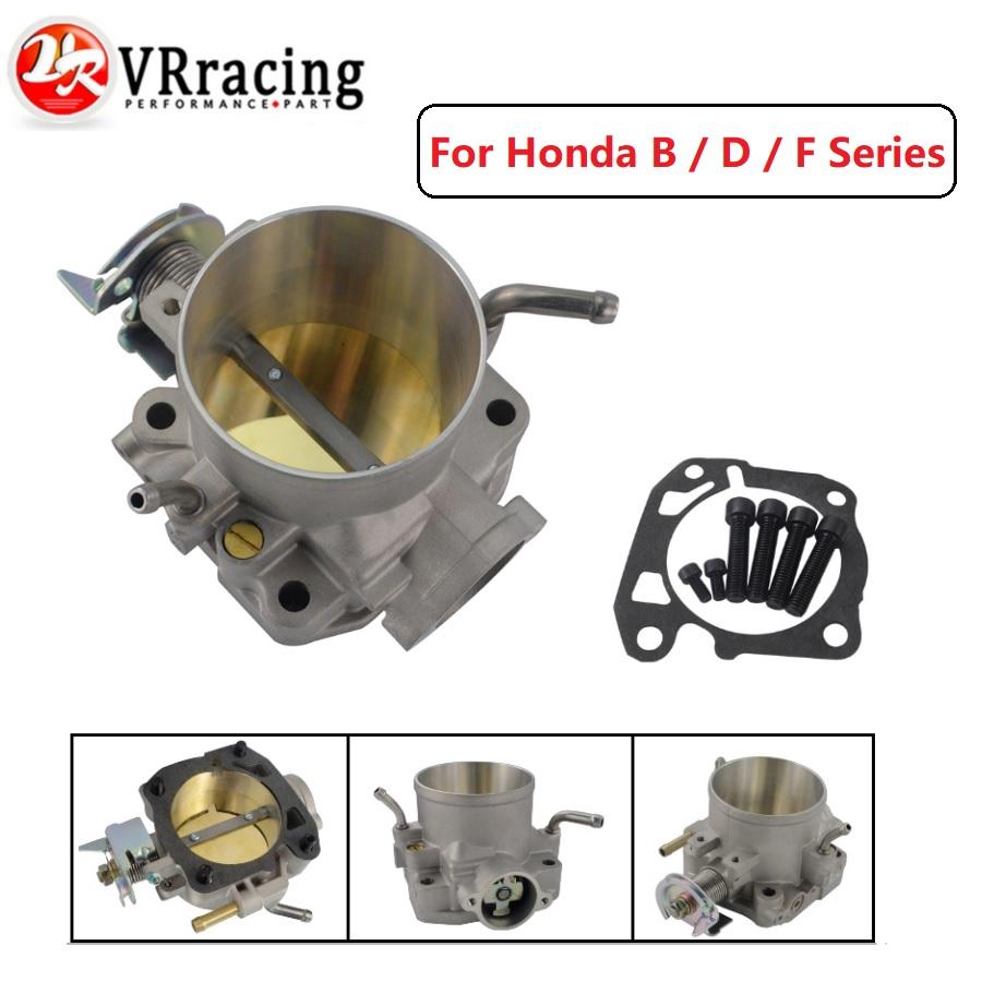 VR - 70mm Throttle Body For Honda B16 B17 B18 B20 D15 D16 F20 F22 H22 H23 Cast Aluminum Throttle Body  VR6959