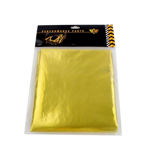 VR - SELF ADHESIVE REFLECT-A-GOLD HEAT WRAP BARRIER High Quality 39in.x 47in.Piece For VW PASSAT AUDI A4 B6 With PQY Card VR1614