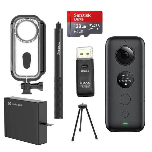 Insta360 ONE X Action Camera VR 360 Panoramic Camera For IPhone And Android 5.7K Video With Venture Case Battery