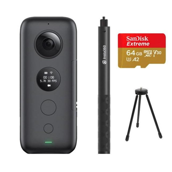 Insta360 ONE X Action Camera VR 360 Panoramic Camera For IPhone And Android 5.7K Video With Venture Case Battery