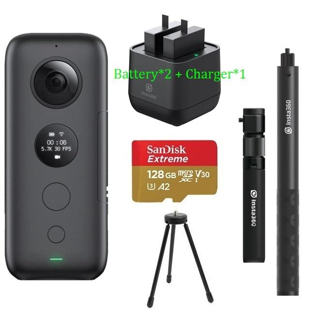 Insta360 ONE X Action Camera VR 360 Panoramic Camera For IPhone And Android 5.7K Video With Venture Case Battery