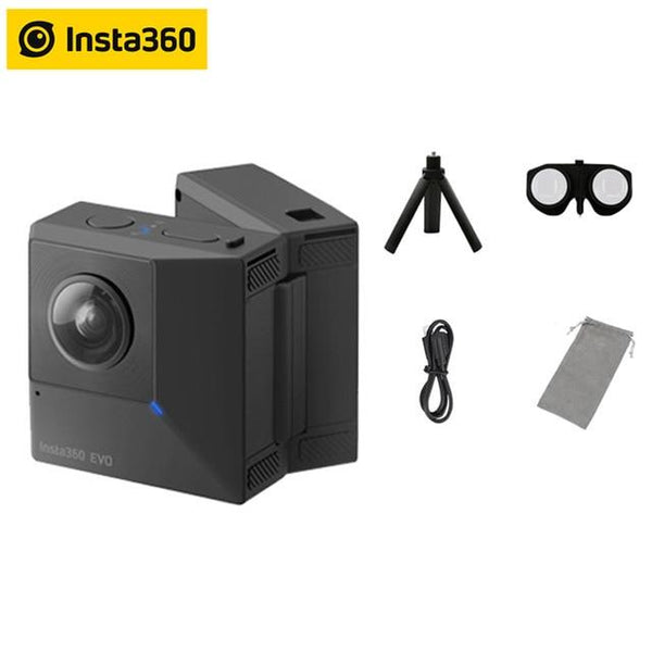 Insta360 EVO 5.7K Video 3D VR Panoramic Insta 360 Camera for Android iPhone XS/XS Max/XR/X/8/8 Plus/7/7 plus/6s/6s plus/SE