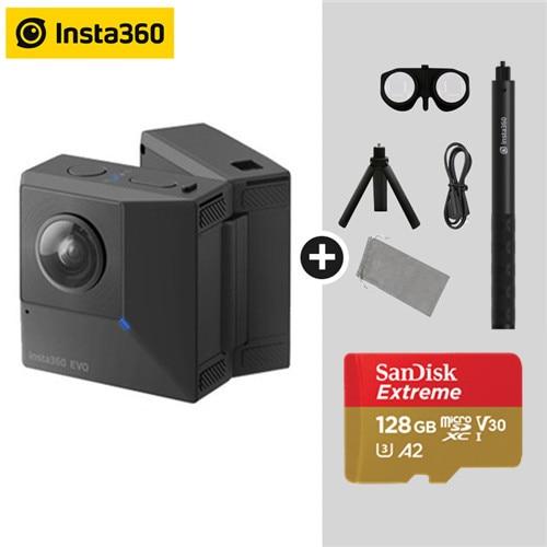 Insta360 EVO 5.7K Video 3D VR Panoramic Insta 360 Camera for Android iPhone XS/XS Max/XR/X/8/8 Plus/7/7 plus/6s/6s plus/SE
