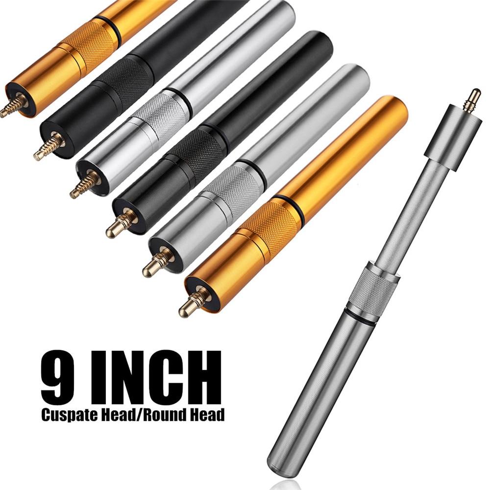 9 Inch Billiard Aluminium Pool Snooker Cues Telescopic Adjustable Extension Butt Rod Stick Billiard Accessories Snooker Cues