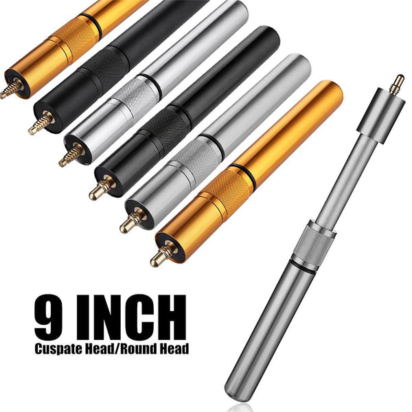 9 Inch Billiard Aluminium Pool Snooker Cues Telescopic Adjustable Extension Butt Rod Stick Billiard Accessories Snooker Cues