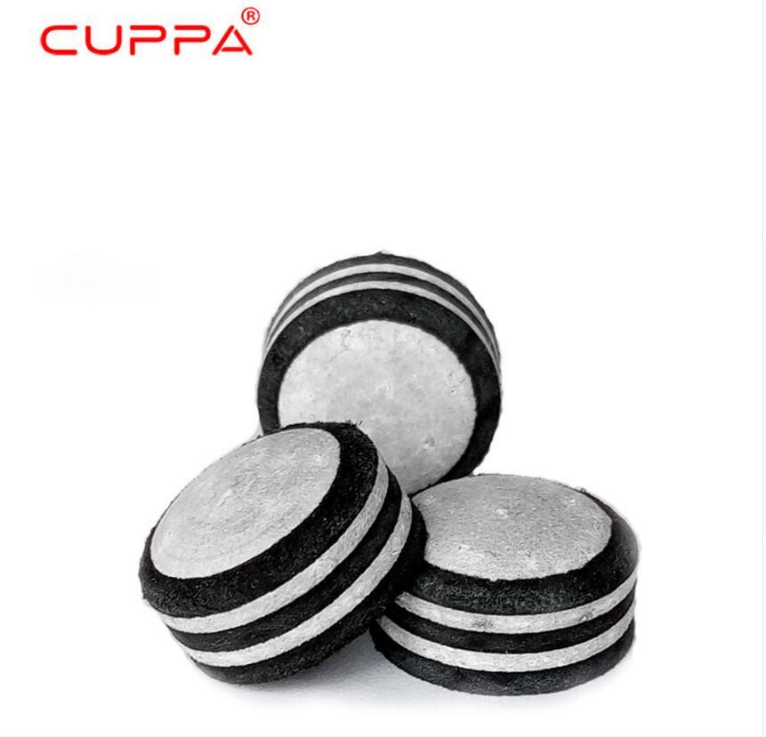 New Arrival One Piece Cuppa Pig Leather Pool Snooker Stick Kit Cue Tips 13mm 12mm 10mm Billiard Accessories China 2019