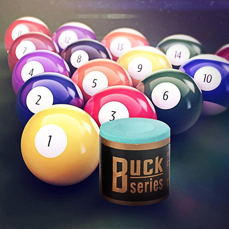 2pcs Billiard Chalks Pool Cue Stick No-slip Chalk Snooker Accessories Easy to powder, less powder, no sticky balls Non-polluting