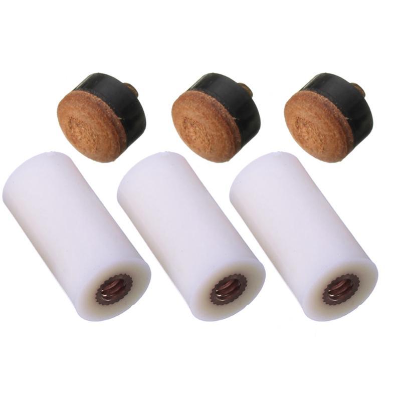 New 5Pcs 13mm Screw On Cue Tips For Billiard Pool Cue Stick and Snooker Cue Replacement Parts Stick Repair Tool Sports