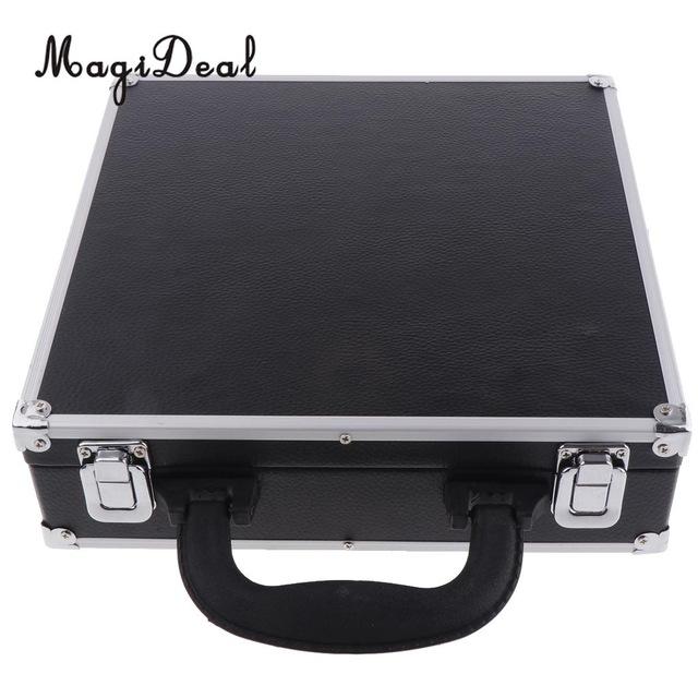 PU Billiard Storage Snooker Box Pool Balls Carrying Case For Billiard Accessory with Carry Handle Black