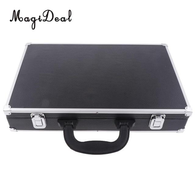 PU Billiard Storage Snooker Box Pool Balls Carrying Case For Billiard Accessory with Carry Handle Black