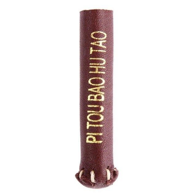 Professional Leather Snooker Cue Tip Cover Sleeve Billiard Stick Protector Fit 10-11mm Stick Snooker Billiard Accessories Gift