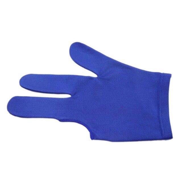 1PCS Lycra Fabric Snooker  3 Finger Gloves Billiard Glove Pool Left Hand Open Mitten Billiard Accessories fast delivery