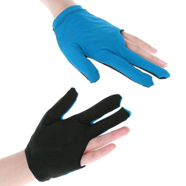 1PCS Lycra Fabric Snooker  3 Finger Gloves Billiard Glove Pool Left Hand Open Mitten Billiard Accessories fast delivery