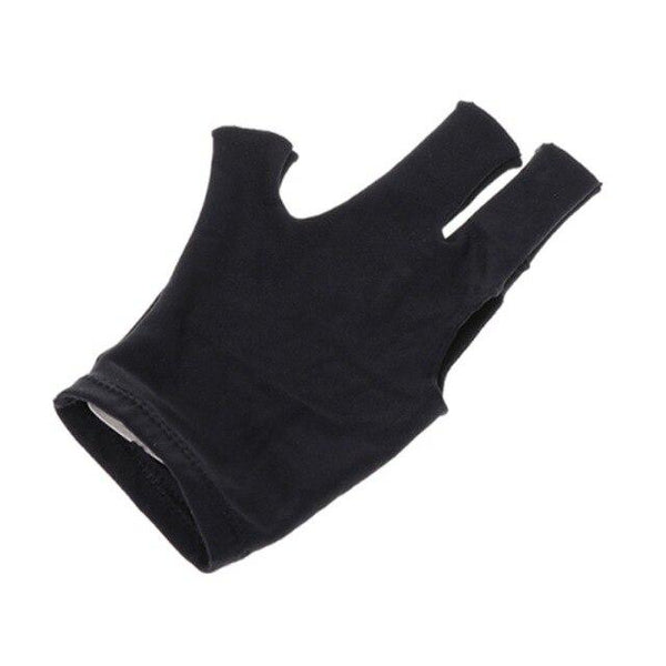 1PCS Lycra Fabric Snooker  3 Finger Gloves Billiard Glove Pool Left Hand Open Mitten Billiard Accessories fast delivery