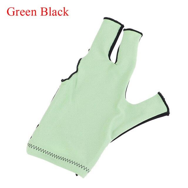 1pc Snooker Billiard Cue Glove Pool Left Hand Open Three Finger Accessory Fitness Accessories