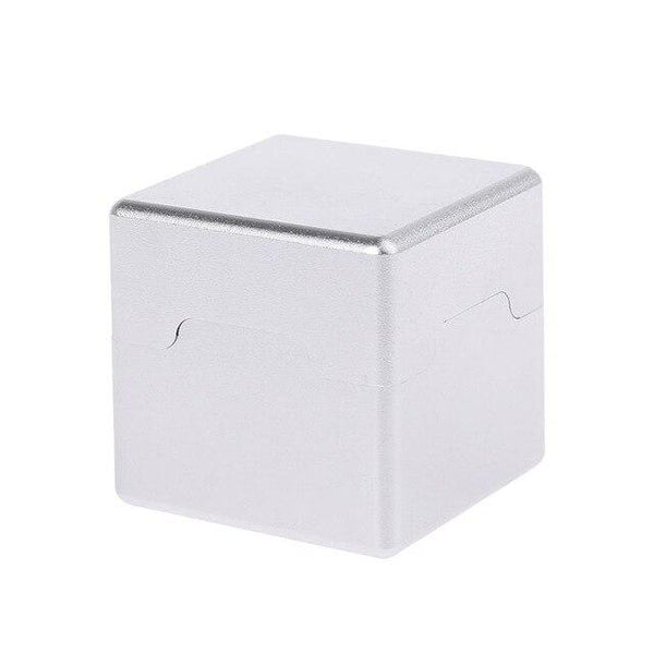 Pocket Billiard Cue Chalk Holder Aluminum Portable Mini Cue Tips Chalk Pool Chalks Carrier Case Box
