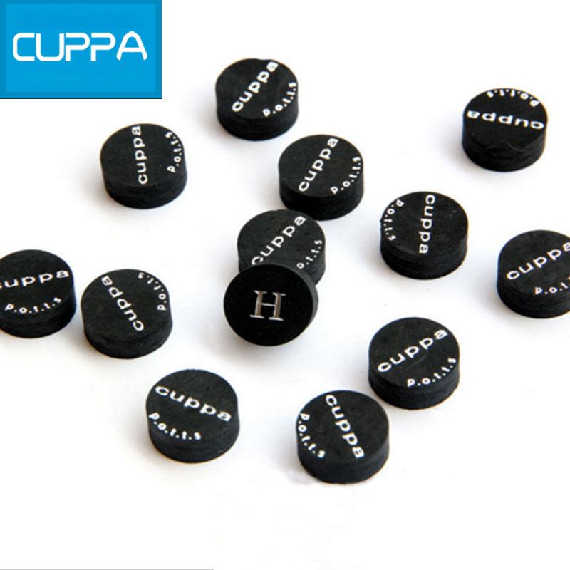 2016 New Black Cuppa Pool Cue Tips 12mm Billiard Cue Tips S/M/H  Accessories China High Quality