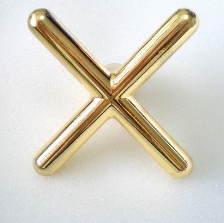 NEW 1pcs metal brass Cross Rest Head for Pool Snooker billiard table Sticks Frame Pole Rack Rod Accessory 97