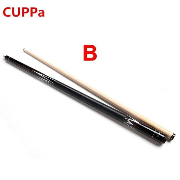 CUPPa billiard pool cue with 2 Chalk tip 10.5mm / 11.5mm / 13mm, maple wood, 1/2 snooker cue for chinese billiards free shipping
