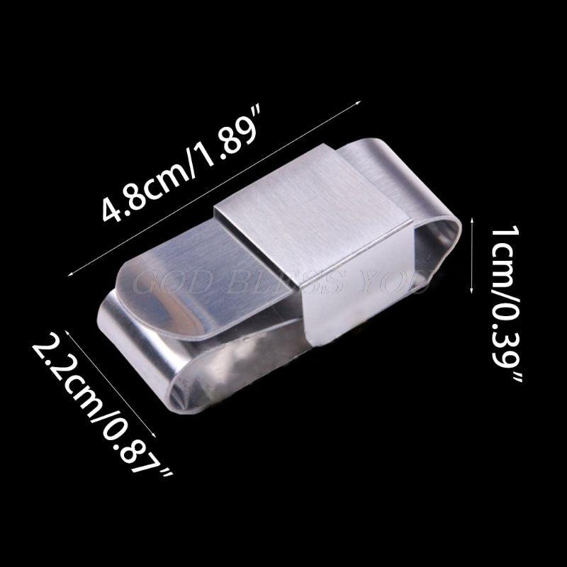 Strong Magnetic Billiard Ball Pool Cue Chalk Holder Stainless Steel S Shape Clip Compact Size Portable Professional Snooker Acc