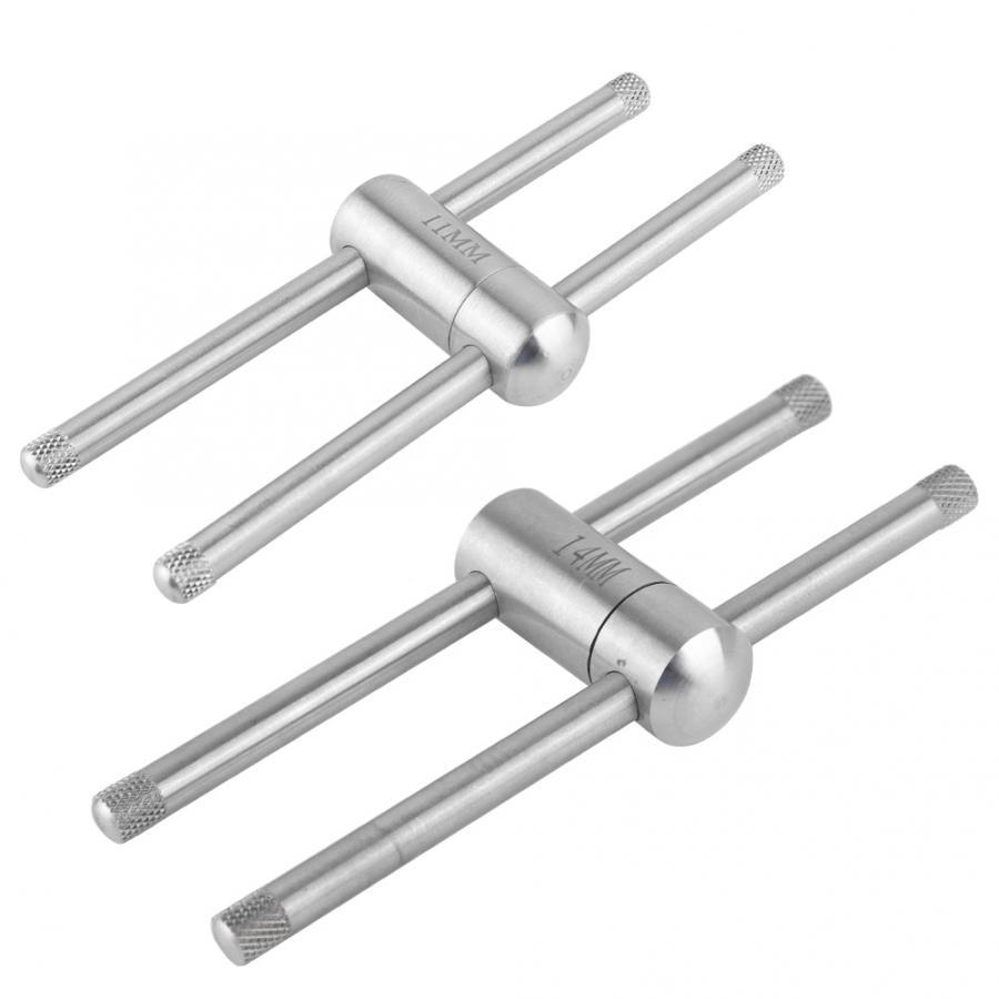 1pcs Stainless Steel Billiard Cue Tip Press Tool Shaper 11/14mm Billiard Stick Cues Tip Shaping Tool Billiards Snooker Accessory