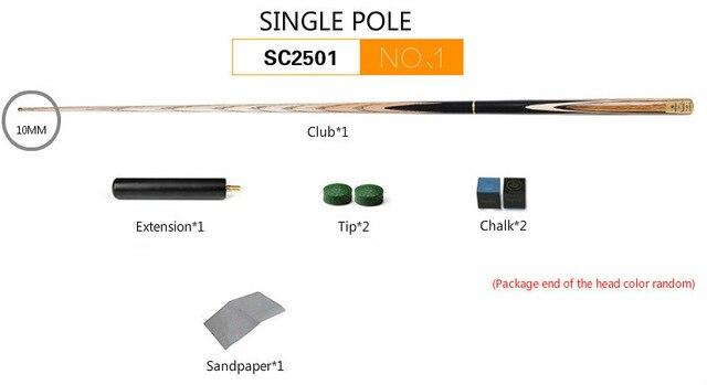 Billiard Cue Set Supplies Small Head Split British Black 8 Snooker Billiard Club Set Club Billiard Accessories