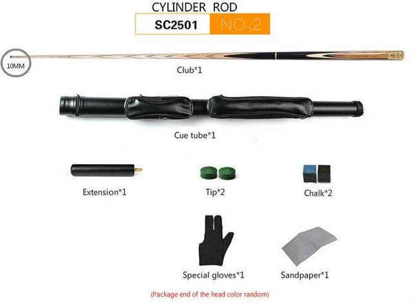 Billiard Cue Set Supplies Small Head Split British Black 8 Snooker Billiard Club Set Club Billiard Accessories
