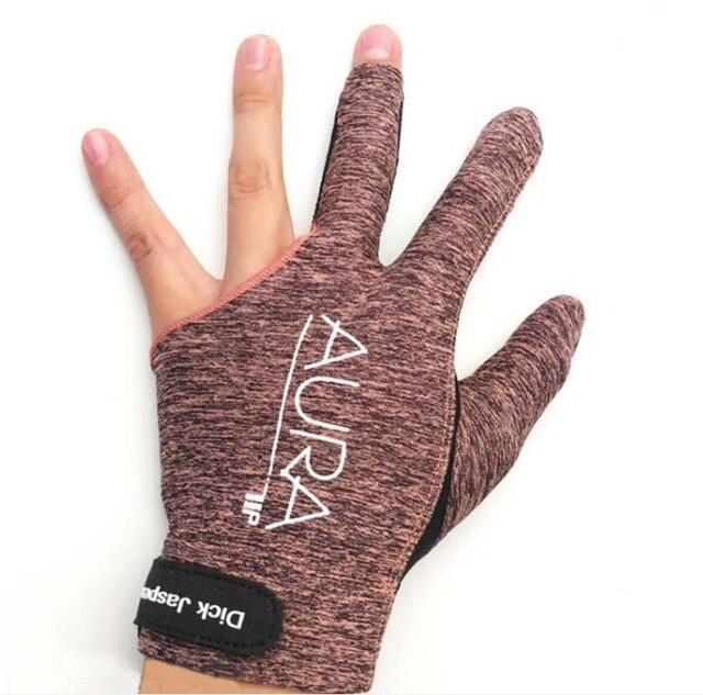 High Quality Three Fingers Billiard Pool Glove Left Hand Red Blue Grey Color Snooker Accessories 2019
