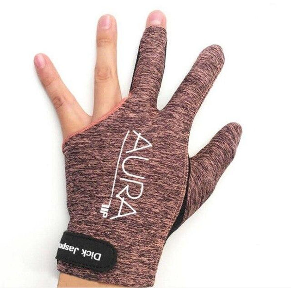 High Quality Three Fingers Billiard Pool Glove Left Hand Red Blue Grey Color Snooker Accessories 2019