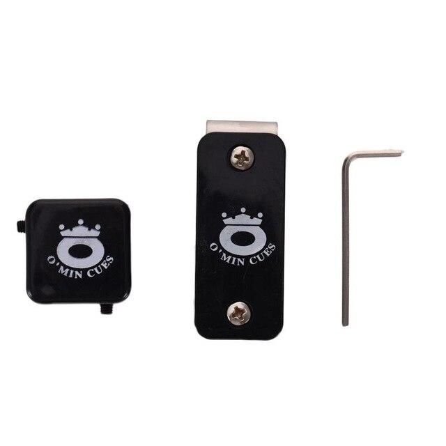 Magnetic Snooker Billiards Pool Table Plastic Cue Chalk Holder Belt Clip