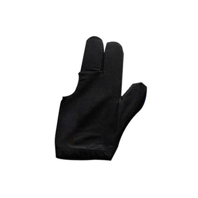 Billiard Three Finger Gloves High Elasticity Thin Cue Snooker Durable Unisex Accessory YA88