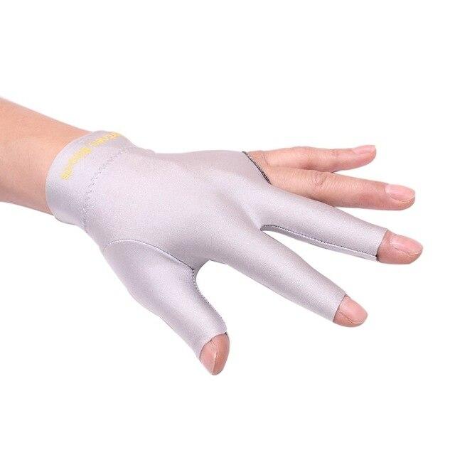1 Pcs Three-finger Gloves Billiards Snooker Billiard Cue Glove Pool Left Hand Three Finger Accessory Fitness Accessories