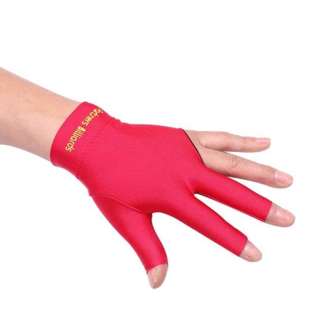 1 Pcs Three-finger Gloves Billiards Snooker Billiard Cue Glove Pool Left Hand Three Finger Accessory Fitness Accessories
