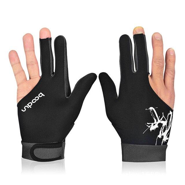 BOODUN 1Pc Snooker Billiard Glove High Quality Men Women Billiard Right Left Interchangeable Snooker Gloves Fitness Accessories