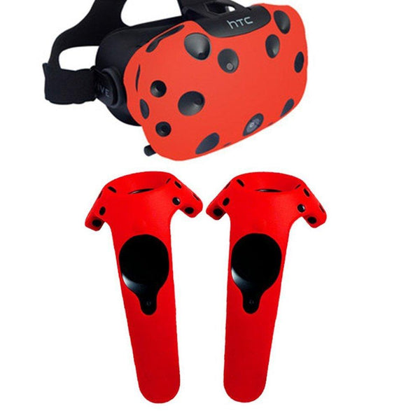 For HTC Vive Headset VR Silicone Case Cover VR Glasses Helmet Controller Handle Case Skin Shell VIRTUAL REALITY Accessories