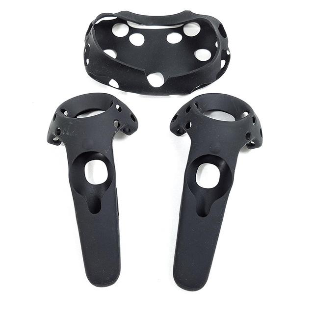 For HTC Vive Headset VR Silicone Case Cover VR Glasses Helmet Controller Handle Case Skin Shell VIRTUAL REALITY Accessories