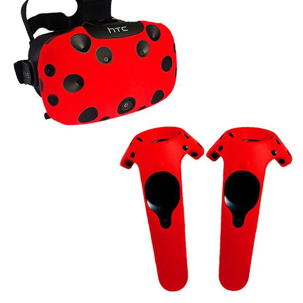 For HTC Vive Headset VR Silicone Case Cover VR Glasses Helmet Controller Handle Case Skin Shell VIRTUAL REALITY Accessories