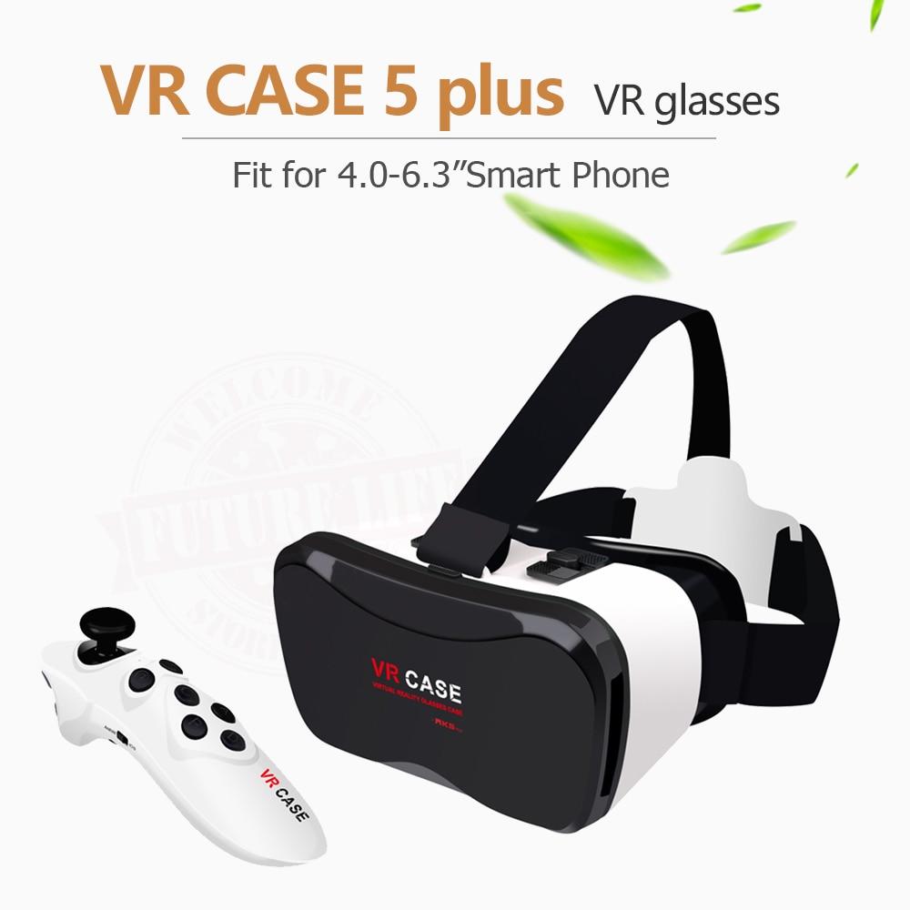 Hot Sale Google Cardboard VR CASE 5Plus PK Bobovr Z4,VR Box 2.0 VR Virtual Reality 3D Glasses Wireless Bluetooth Mouse/Gamepad